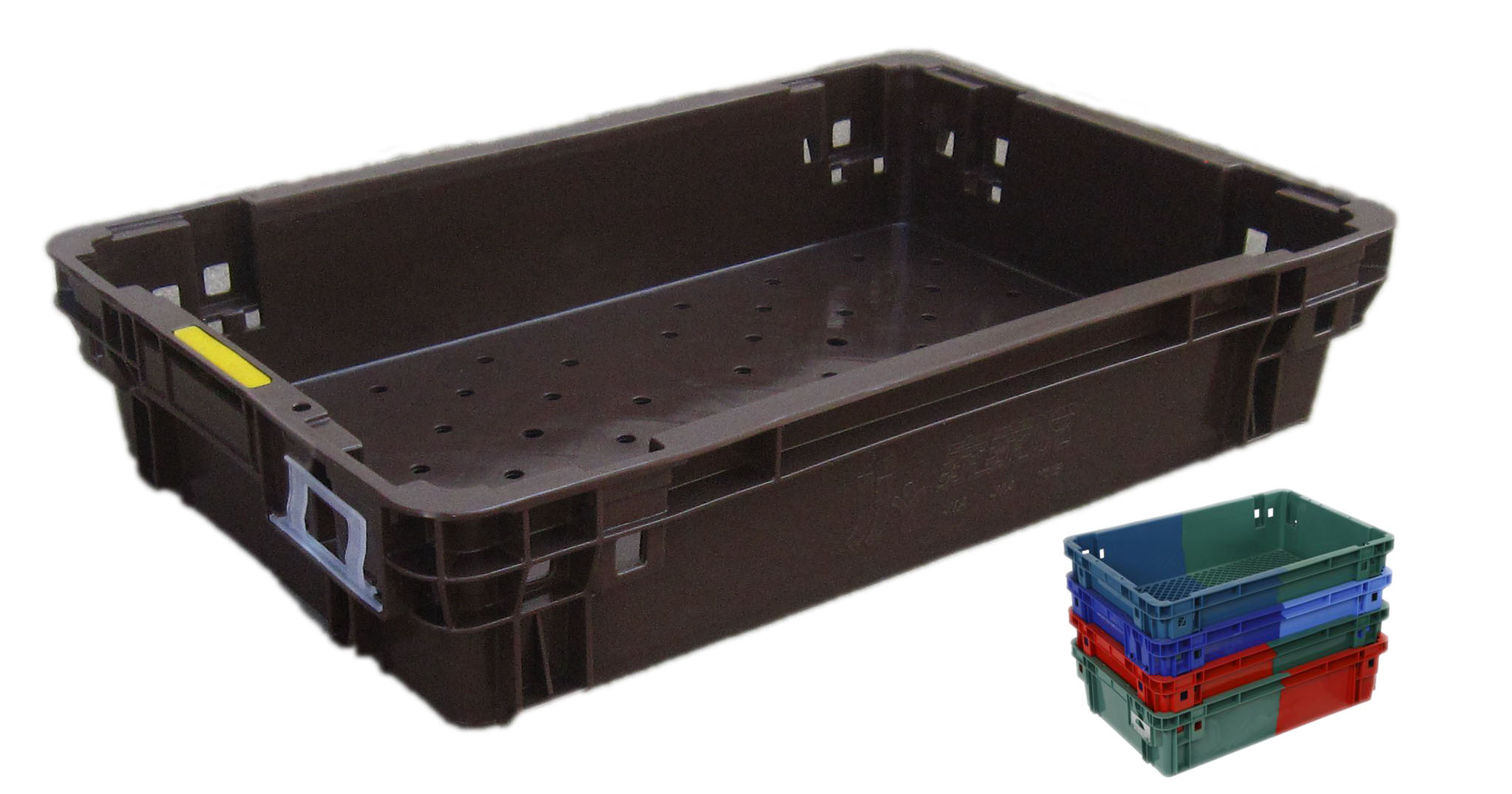 319號-1顛倒可堆式雙色塑料筐 319號-1顛倒可堆式雙色塑料筐